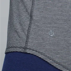 LULULEMON Breezy Tank in Divided Stripe Heathered Light to Dark Grey / Slate 2 thumbnail 9