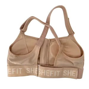 Shefit Ultimate Sports Bra Sandstorm Nude Women M High Impact Front Close Active thumbnail 2
