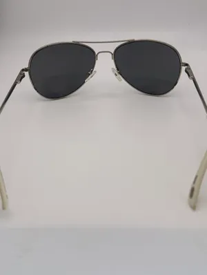 Fossil Kellan Aviator White & Silver Frame Polarized Sunglasses thumbnail 12