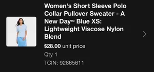 A New Day Polo Sweater Top thumbnail 5