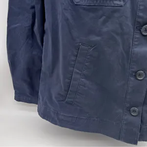 Banana Republic Factory Dark Blue Button Front Utility Shacket Jacket-Size XS thumbnail 4