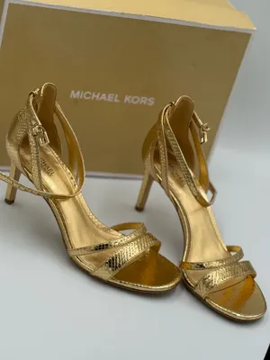 Michael Kors Heels Gold 7 thumbnail 2