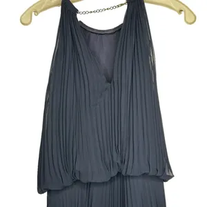 Xscape Navy‎ Pleated Maxi Dress thumbnail 5