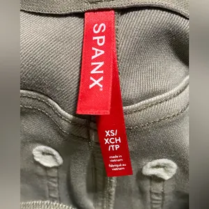 SPANX Stretch Twill Straight Leg Pants Olive Oil Green Size XS thumbnail 8