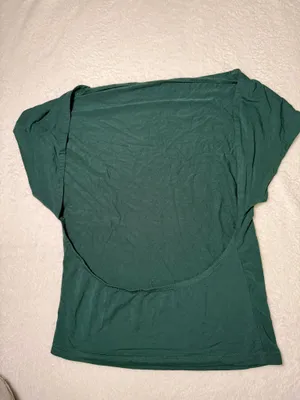 Green Open Back Top Size M thumbnail 2