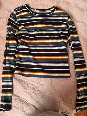 Long Sleeve Striped Shirt Multi thumbnail 1