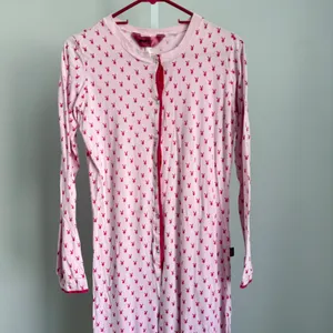 Playboy Intimates Pink Bunny Print One Piece Union Suit Pajamas‎ Women's XL thumbnail 2