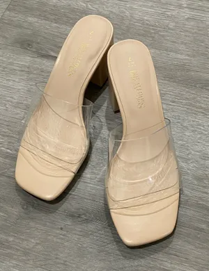 Dream Paris Open Toe Chunky Heels Sandals thumbnail 4
