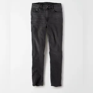 American Eagle Stretch Mom Jean in Black Size 4 Regular thumbnail 3