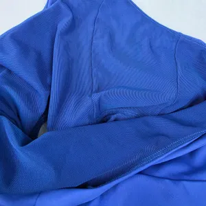Womens Royal Blue Activewear Romper Runsie Cutout Crisscross Back Medium thumbnail 5