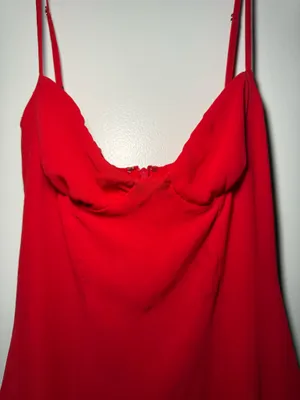 Christiana Floral Minidress HOUSE OF CB Red Women’s Small thumbnail 8