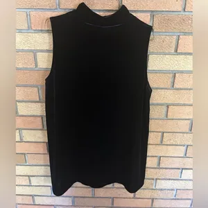Velvet Tahari Dark Blue Sleeveless Shirt Women’s thumbnail 4