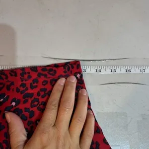 Lovers + Friends Women's‎ Sahara Cheetah Lined Lena Mini Skirt Red Black Size XS thumbnail 9