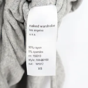 Naked Wardrobe Heather Gray Scoop Neck Ribbed Tank Bodysuit XS thumbnail 5