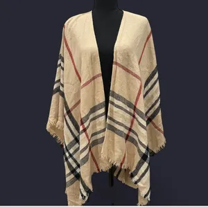 Lightweight shawl one size Tan thumbnail 2