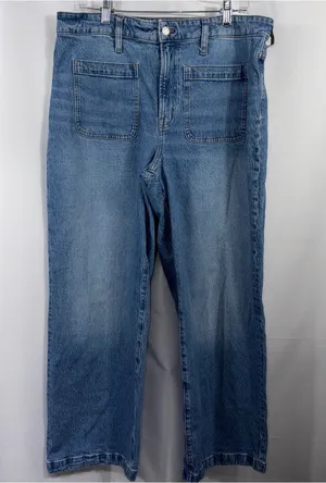 Madewell Curvy Perfect Vintage Wide-Leg Jeans Size 32 thumbnail 1
