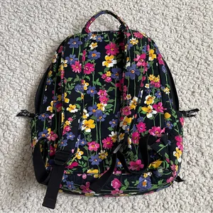 Vera Bradley Wildflower Garden Laptop Large Backpack thumbnail 5