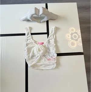 🎀 𝒿𝓊𝓈𝓉 𝒶𝓃 𝒶𝓃𝑔𝑒𝓁 🎀 Sugar Thrillz Pearl Mesh Top ✨ White thumbnail 16