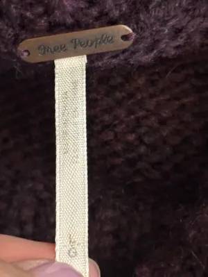 Free People Ragnar Fair Isle Oversized Wool Blend Cowl Neck Sweater Burgundy thumbnail 6