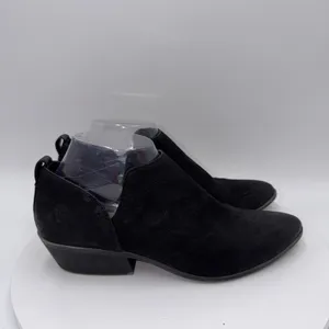 Frye Rowen‎ Slip-On Cutout Nubuck Leather Ankle Boots Women's Size 8.5 thumbnail 2