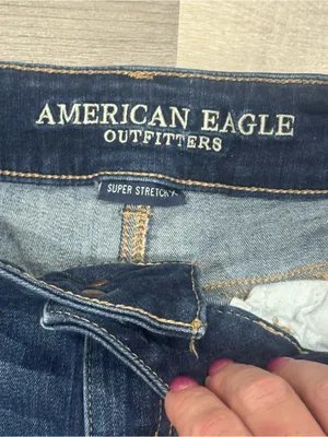 American Eagle AE Artist Flare Jeans Size 12 Short thumbnail 5