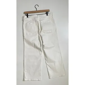 NWT!! J. CREW Slim Wide Jeans Stacked Buttons Solid White Size 29 Petite‎ 29P thumbnail 8