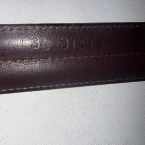 Vintage Y2K Brighton Womens 34 Brown Leather Gold Buckle Equestrian Western Belt thumbnail 11