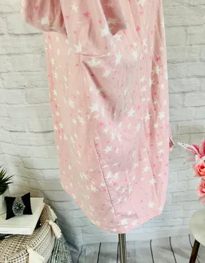 Pink Starry PJ Top Size 3X thumbnail 6