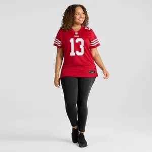 New tag came off Women's San Francisco 49ers Purdy‎ Nike Scarlet Player Jersey thumbnail 2