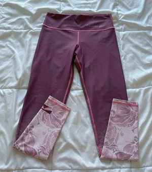Womens‎ Size Medium Bluewater Gear Pink Leggings Activewear Workout Yoga thumbnail 1