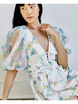 For Love & Lemons Marjorie Mini Dress Size Small thumbnail 3