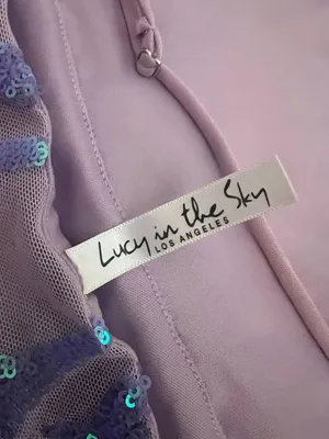 Lucy In The Sky Starstruck Strappy Dress in Iridescence Lilac Women's Small thumbnail 6