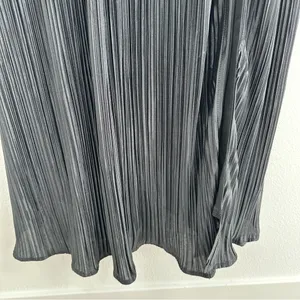 Lulus Black Strapless Lace Corset Pleated Maxi Dress thumbnail 5