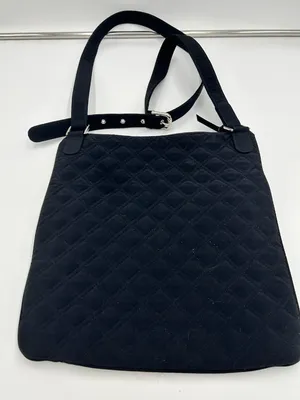 Vera Bradley Black Microfiber Hipster Large Adjustable Strap Crossbody Bag thumbnail 7