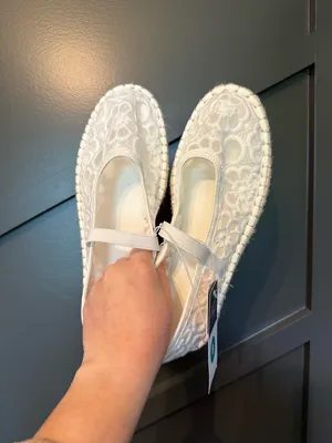 Universal Thread Cream Lace Espadrille Flats thumbnail 7