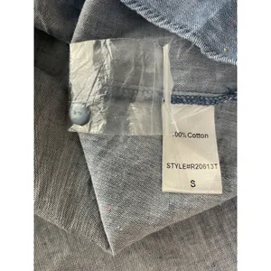 Tuckernuck Chambray Lotte Blue Dress Lace Trim S pockets‎ cottagecore cover-up thumbnail 11