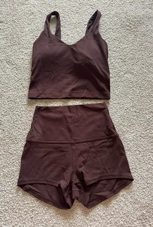 Brown lululemon set thumbnail 1