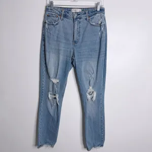 Abercrombie & Fitch Curve Love The Skinny High Rise Ripped Knees‎ Size 8/29 thumbnail 2
