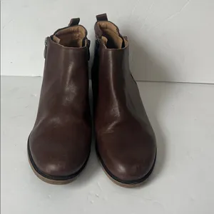 Franco Sarto Keegan Boot Brown Leather Bootie Women’s Size 7.5 > thumbnail 2