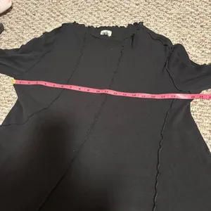 Free People Care Full Swing Asymmetrical Tunic - Black- Size Large thumbnail 7