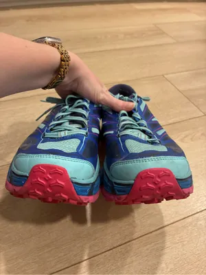 Hoka Women’s Mafate Speed 2 Blue Pink Trail Running Shoe Sneaker Size 9.5 thumbnail 6