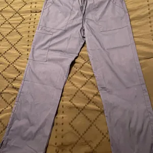 Unisex Navy Scrub Pants Gray Size M thumbnail 1