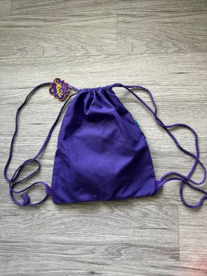 Disney Aladdin Purple & Gold Drawstring Backpack thumbnail 8