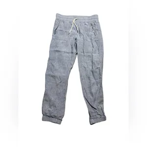 ✨‎ Athleta Cabo Linen Jogger Pants Size 8 Resort Coastal Travel ✨ thumbnail 2