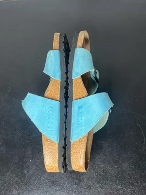 Birkenstock Blue Sydney Two Strap Leather Sandals EU 36 thumbnail 7