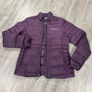 Columbia Women's Deep Purple Puffer Jacket thumbnail 2