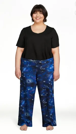 Briefly Stated Women Sleep Pants With Pockets XXL thumbnail 6