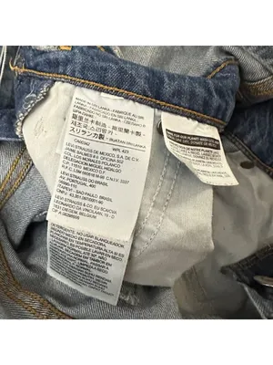 Levi's Denim Overalls With Distressed Knee Size XXS thumbnail 8