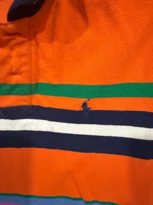 Polo Ralph Lauren Kids Shirt M 10/12 multi color stripes thumbnail 4