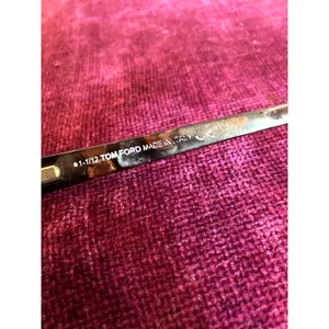 TOM FORD 90's Glasses Eyeglass Frames Floral Plum Purple AS-IS w Discoloration thumbnail 5